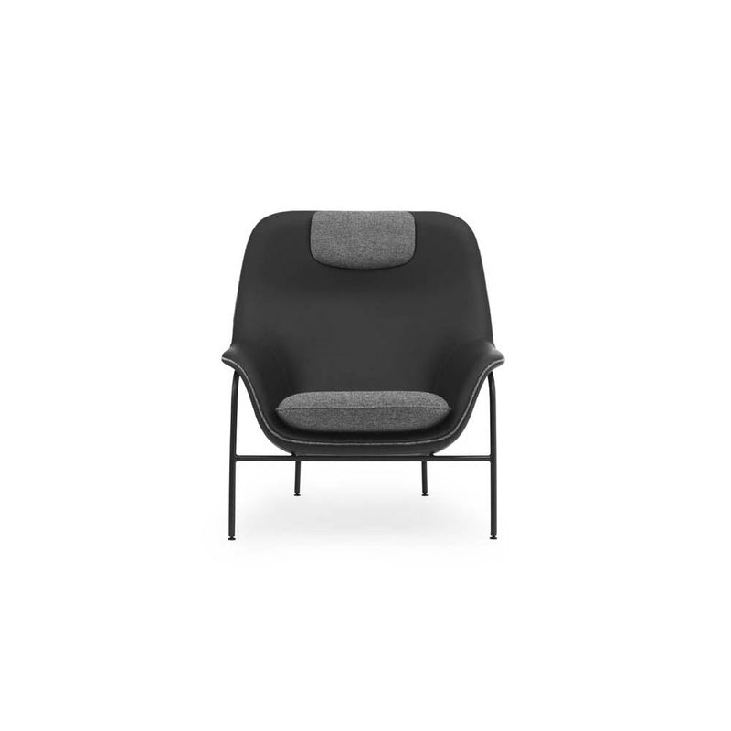 Drape Lounge Chair High with Headrest by Normann Copenhagen - Additional Image 3