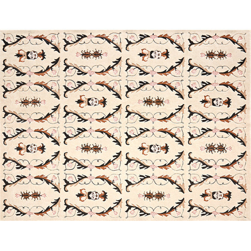 Dreams Dreams Medieval Faces Chain Stitch, Hand Tufted Rug by GAN