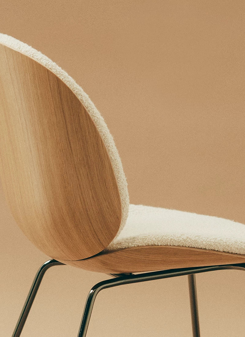Beetle Dining Chair, 3D Veneer, by Gubi