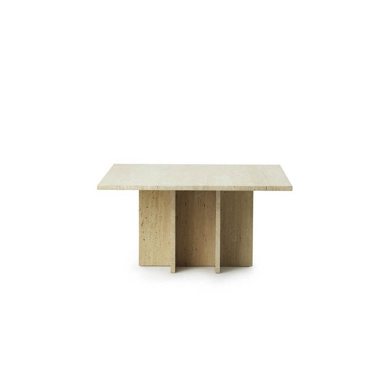 Edge Coffee Table Travertine by Normann Copenhagen - Additional Image 2