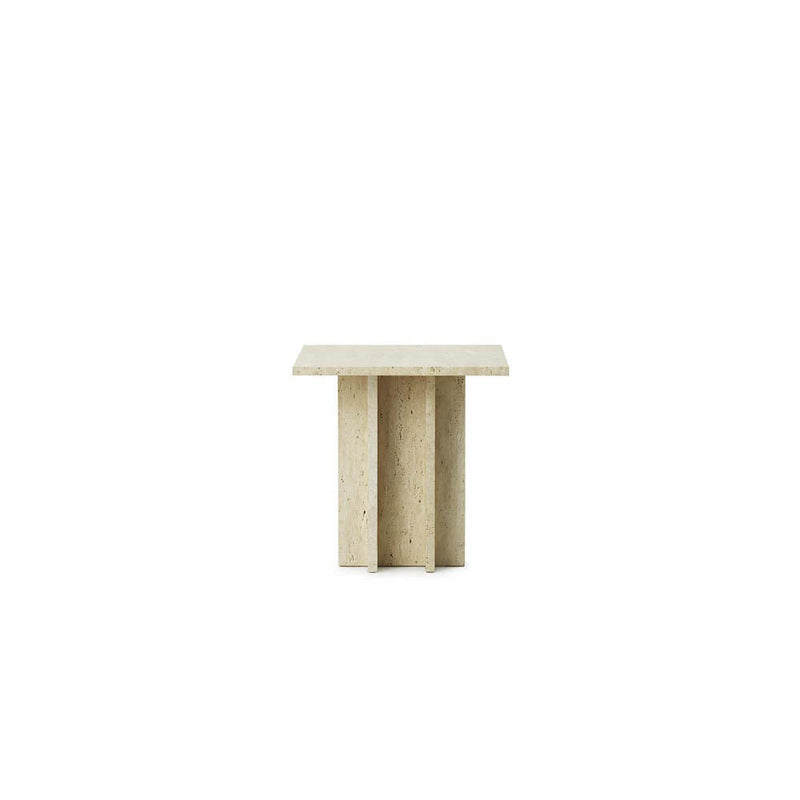 Edge Coffee Table Travertine by Normann Copenhagen - Additional Image 3