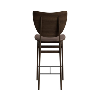 Elephant Bar Chair Oak Frame Leather Front Upholstery by NOR11 - Additional Image - 9
