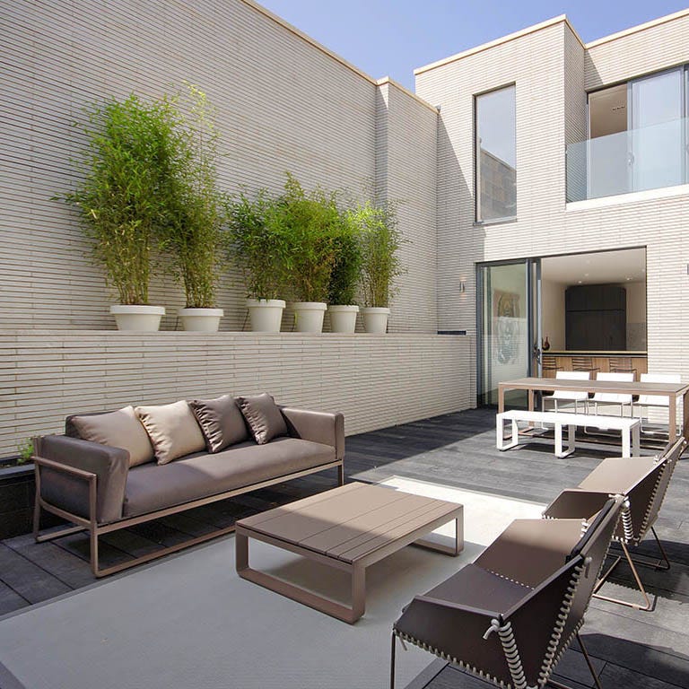Flat Outdoor Sofa by Gandiablasco