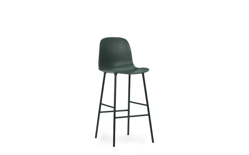 Form 29" Seat Height Steel Black Bar Chair - Additional Image 2
