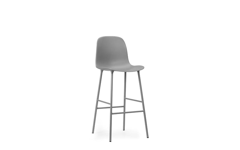 Form 29" Seat Height Steel Black Bar Chair - Additional Image 3