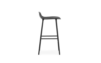 Form 25" Seat Height Steel Black Barstool - Additional Image 2