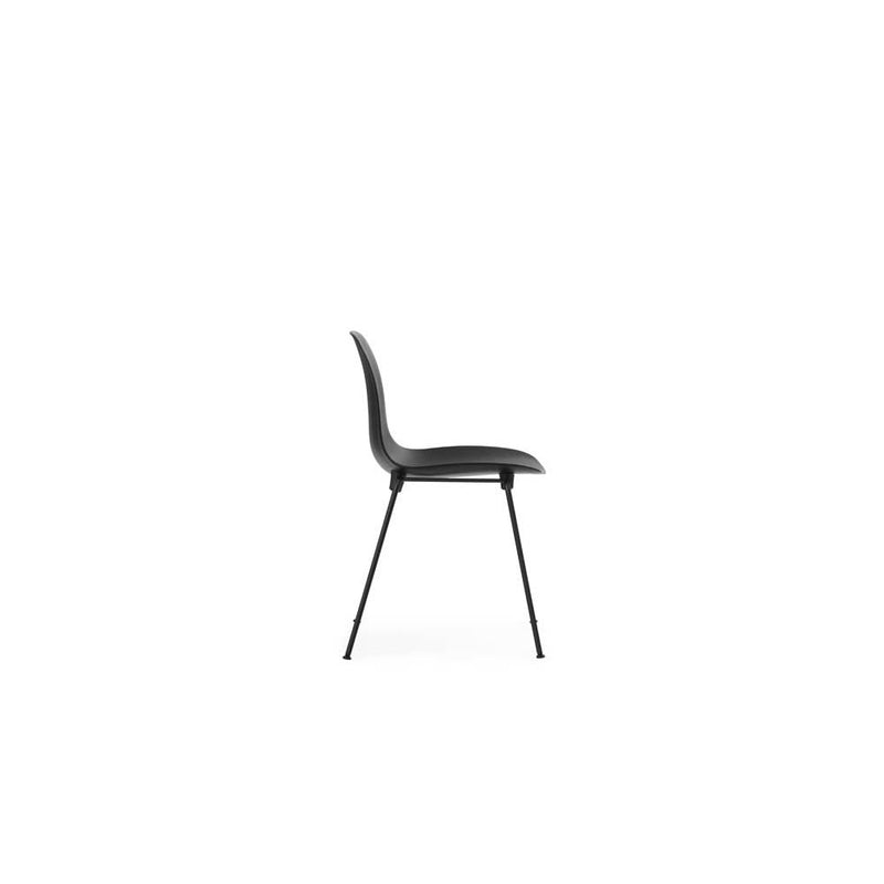 Form Chair Stacking Black Steel Leg by Normann Copenhagen - Additional Image 12
