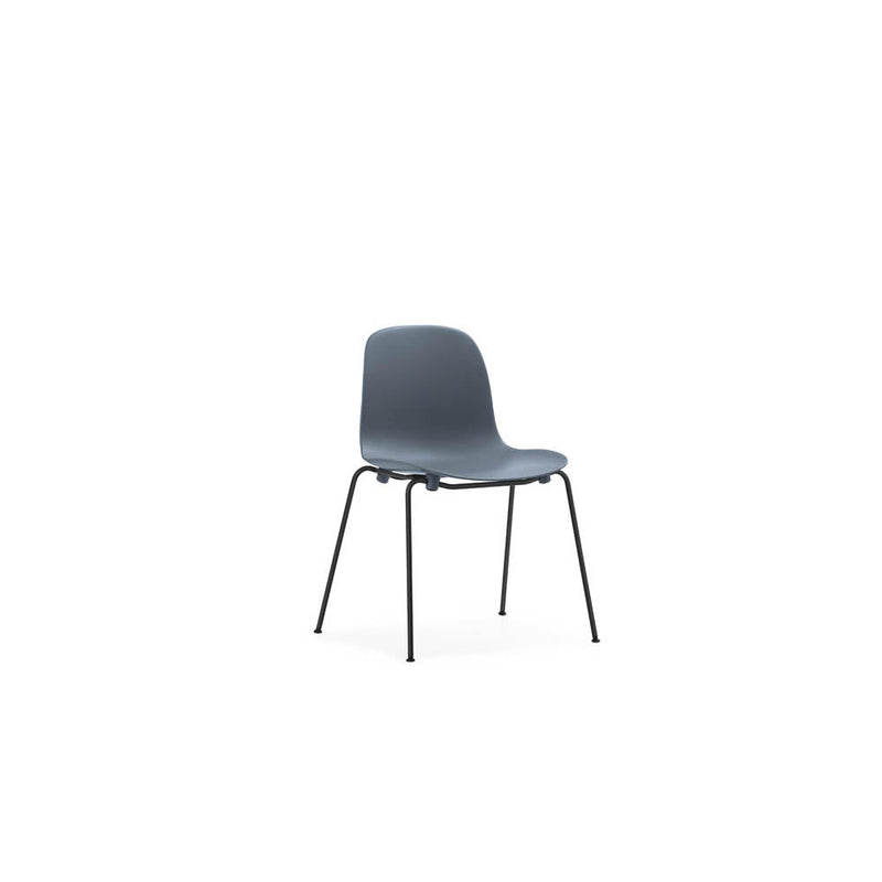 Form Chair Stacking Black Steel Leg by Normann Copenhagen - Additional Image 1