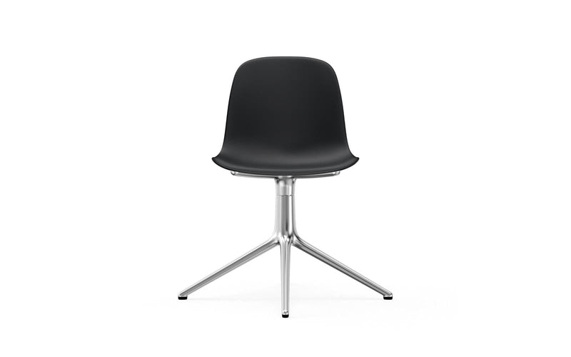 Form 4 Leg Alu Black Chair Swivel - Additional Image 1