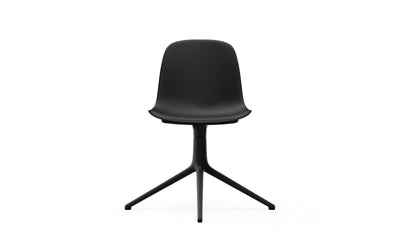 Form 4 Leg Black Alu Black Chair Swivel - Additional Image 1