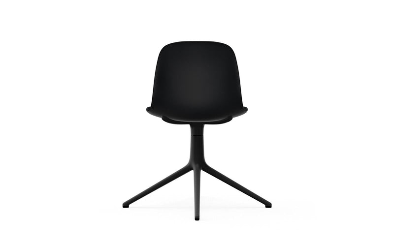 Form 4 Leg Black Alu Black Chair Swivel - Additional Image 3