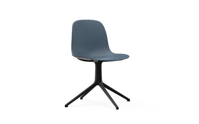 Form 4 Leg Black Aluminum Black Chair Swivel by Normann Copenhagen