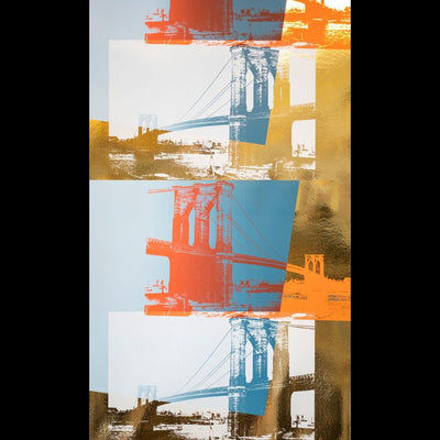 Warhol Brooklyn Bridge Wallpaper by Flavor Paper