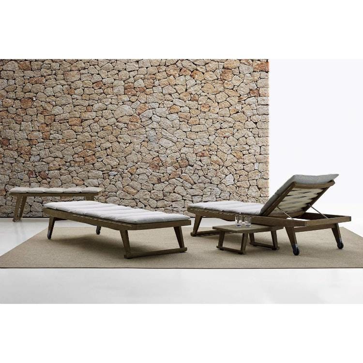 Gio Outdoor Chaise Lounge by B&B Italia Outdoor