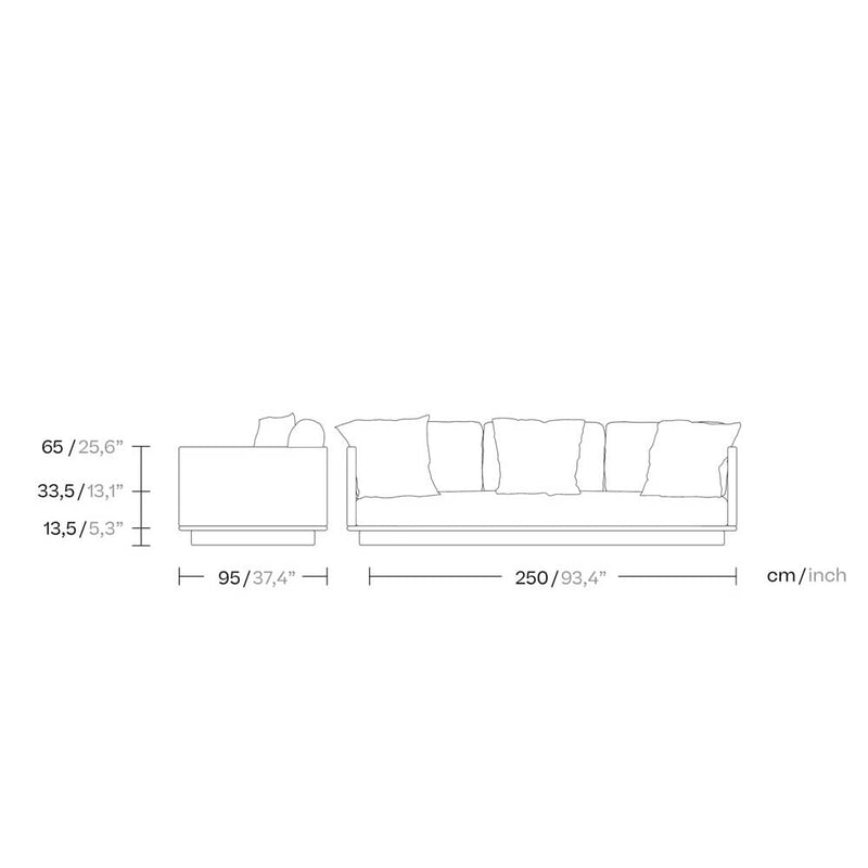 Giro 3 Seater Sofa By Kettal Additional Image - 3