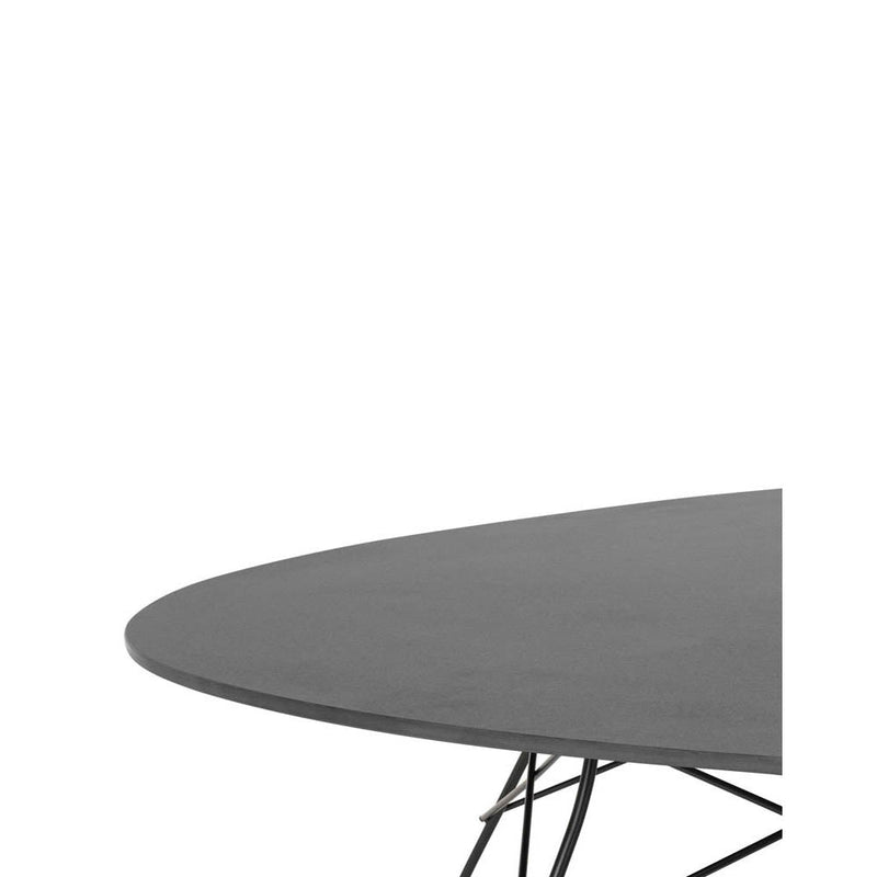 Glossy 50" Outdoor Round Table by Kartell - Additional Image 5