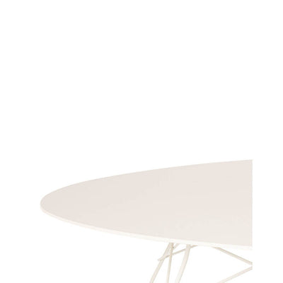 Glossy 75" Outdoor Oval Table by Kartell - Additional Image 3