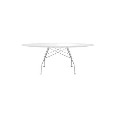 Glossy Oval Table by Kartell