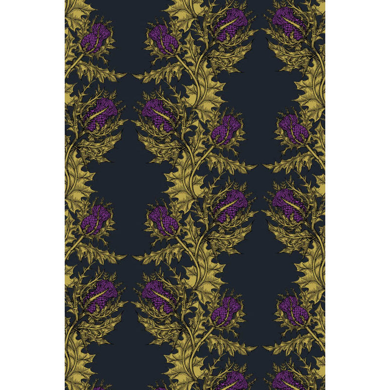 Grand Thistle Hand Printed Wallpaper by Timorous Beasties - Additional Image 1