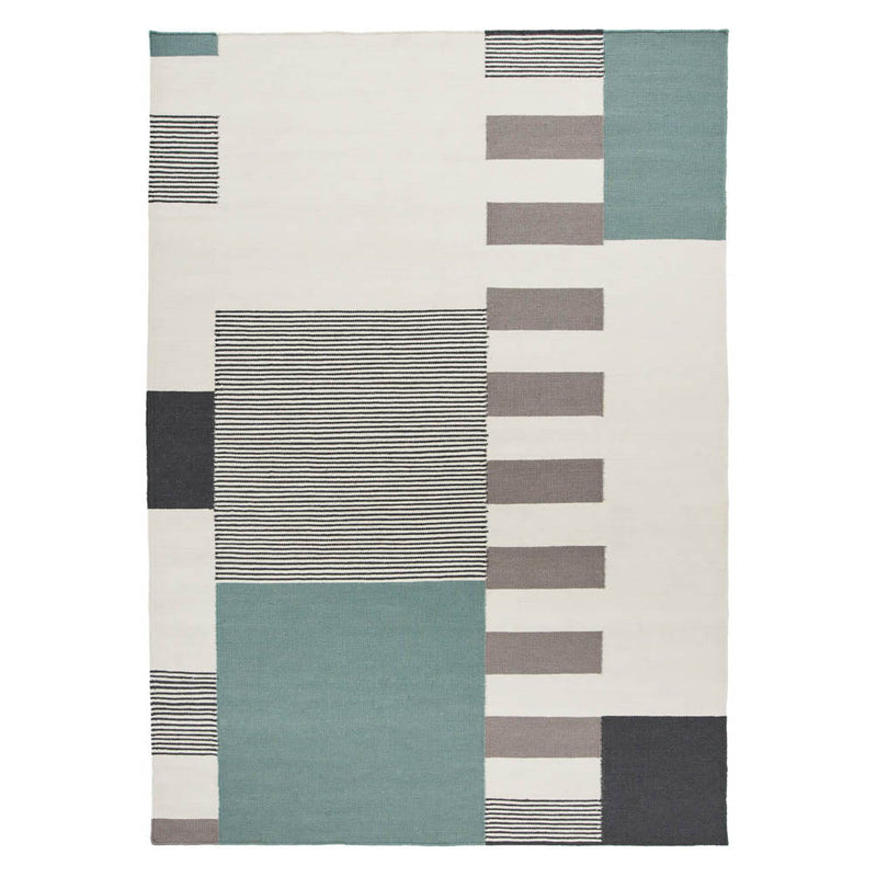 Graphic Handmade Rug by Linie Design - Additional Image - 1