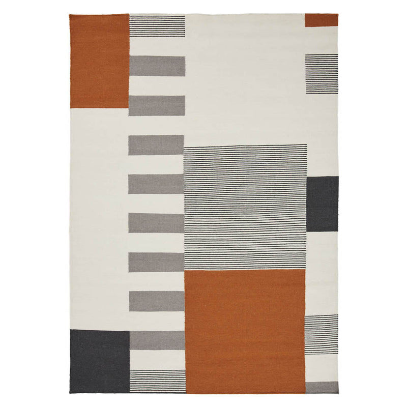 Graphic Handmade Rug by Linie Design - Additional Image - 2