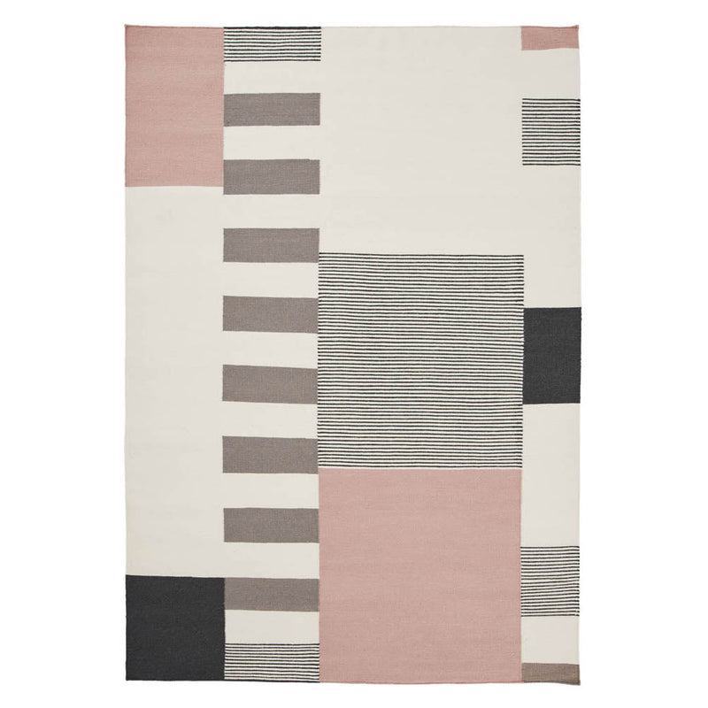 Graphic Handmade Rug by Linie Design - Additional Image - 3