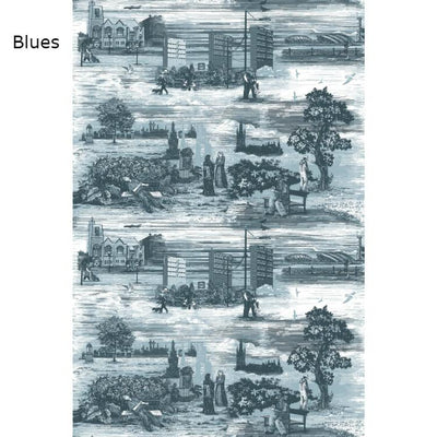 Glasgow Toile Fabric by Timorous Beasties