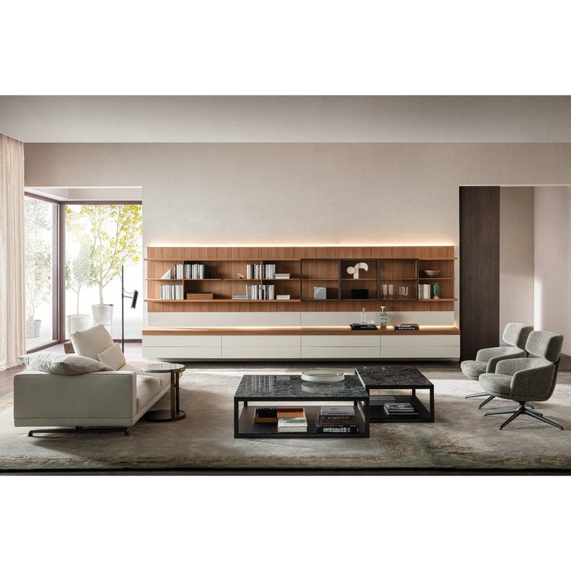 Grid Bookshelf and Media System by Molteni & C
