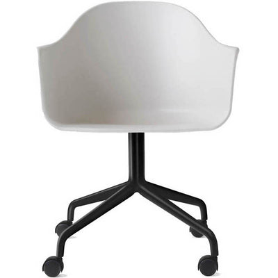 Harbour Arm Chair, Dining Height, Black Star Base w/Casters by Audo Copenhagen