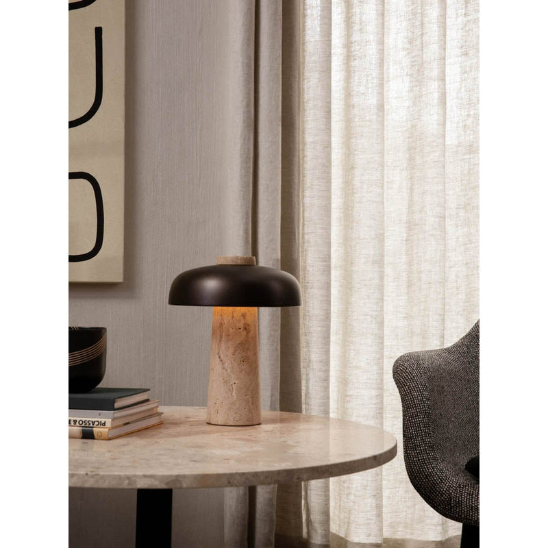 Harbour Column Table, Lounge Height with Star Base by Audo Copenhagen - Additional Image - 6