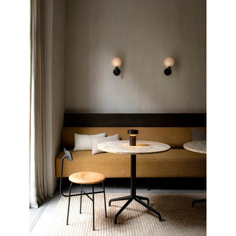 Harbour Column Table, Round Table Top Dining Height by Audo Copenhagen - Additional Image - 8