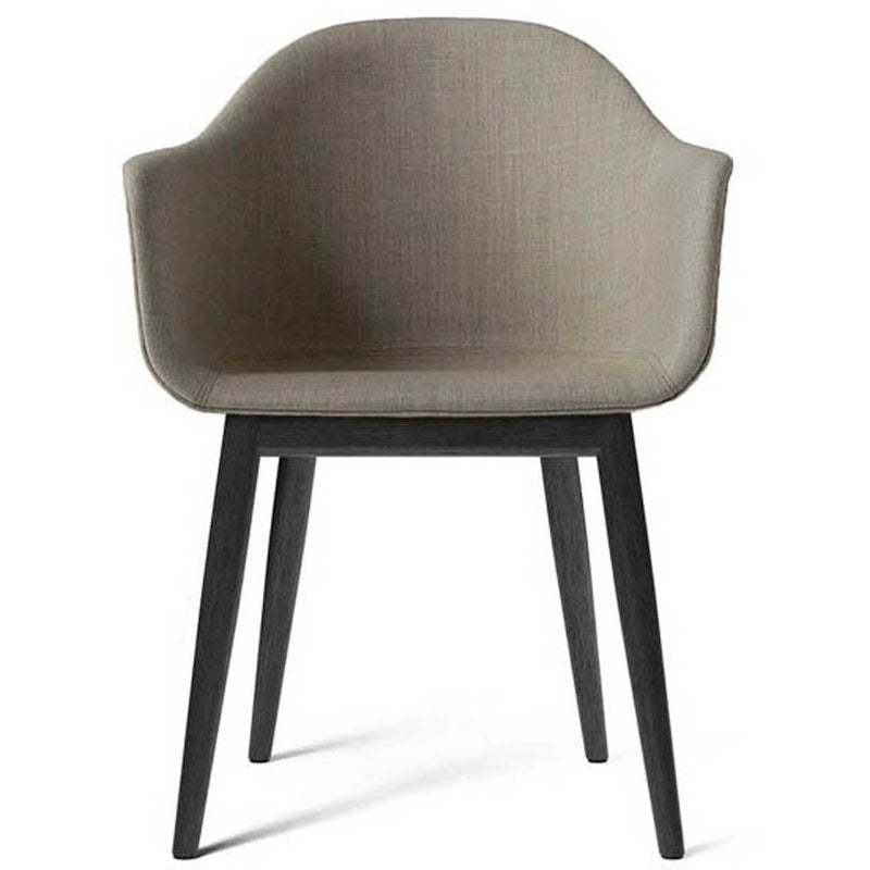 Harbour Dining Chair, Upholstered in Remix 233 with Black Oak Legs by Audo Copenhagen