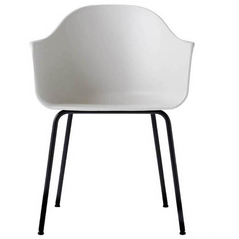 Harbour Hard Shell Dining Arm Chair Black Steel Base by Audo Copenhagen - Additional Image - 6