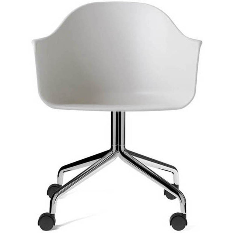Harbour Hard Shell Dining Arm Chair Casters by Audo Copenhagen