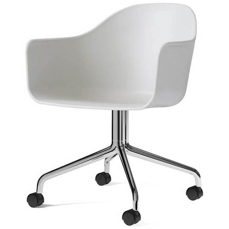Harbour Hard Shell Dining Arm Chair Casters by Audo Copenhagen - Additional Image - 7