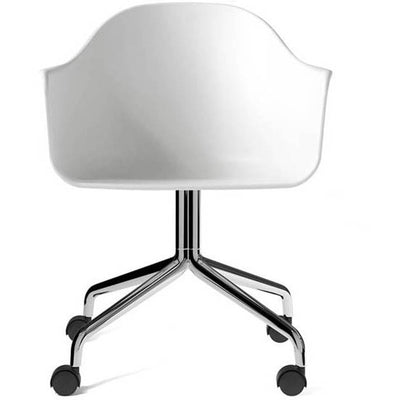 Harbour Hard Shell Dining Arm Chair Casters by Audo Copenhagen