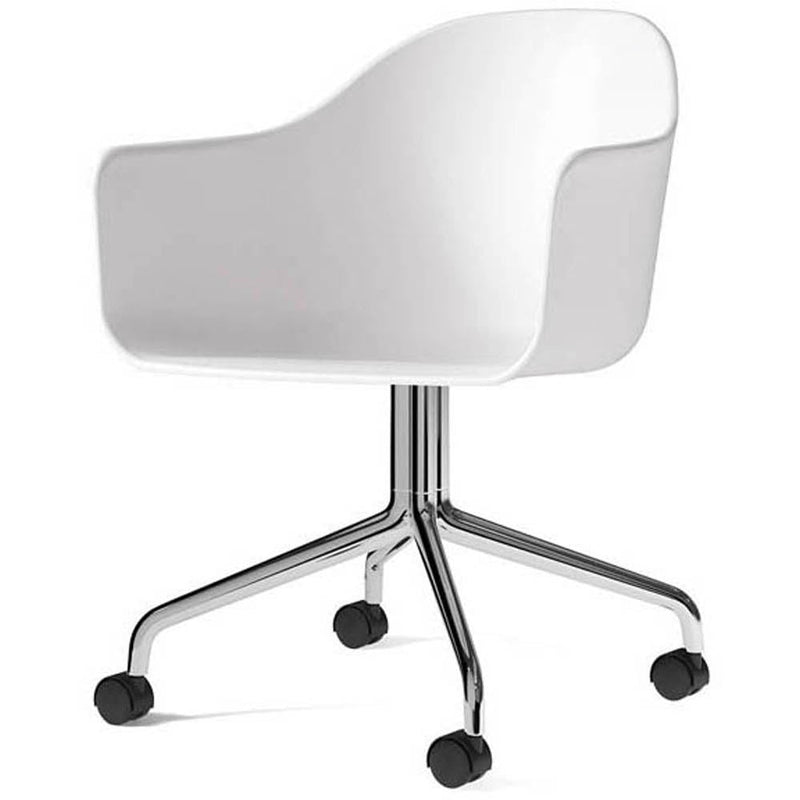 Harbour Hard Shell Dining Arm Chair Casters by Audo Copenhagen - Additional Image - 9