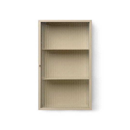 Haze Wall Cabinet - Reeded glass by Ferm Living