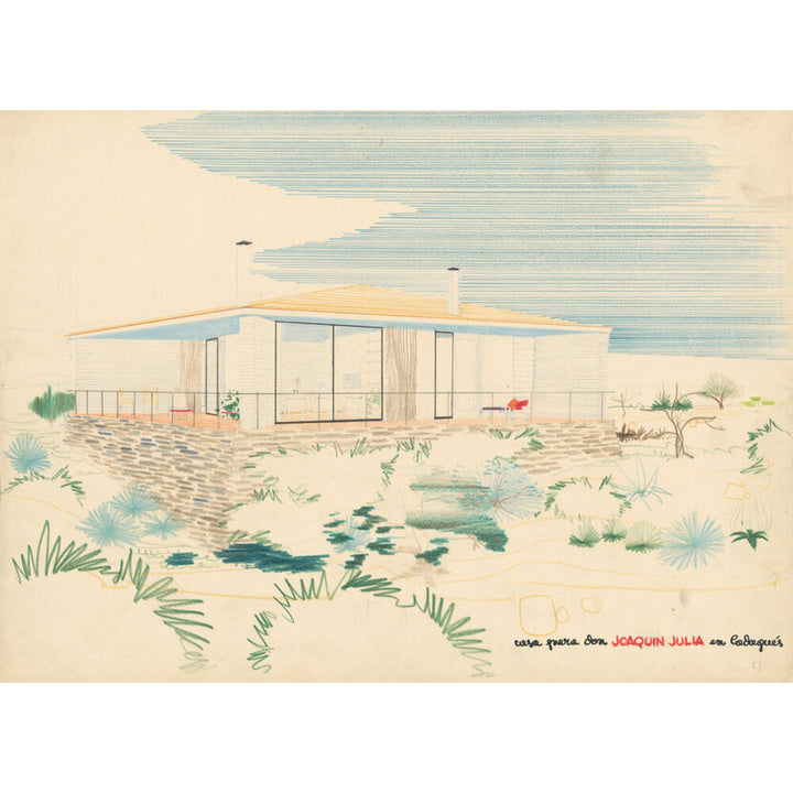House of Joaquin Julia I, Cadaques Painting by Santa & Cole