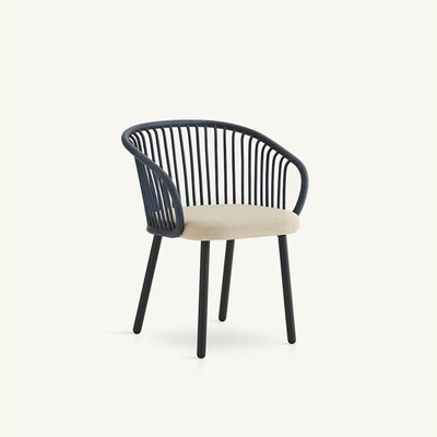 Huma Dining Chair with Metal Legs by Expormim