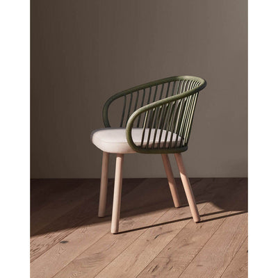 Huma Dining Chair with Solid Wood Legs by Expormim - Additional Image 2