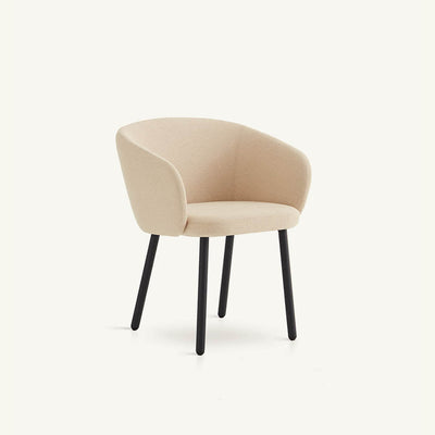 Huma Upholstered Dining Chair with Metal Legs by Expormim