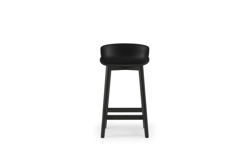 Hyg 25" Seat Height Black Oak/Black Barstool - Additional Image 1