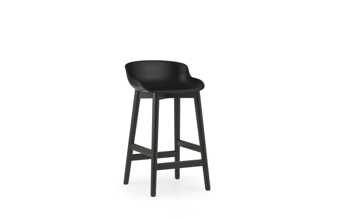 Hyg 25" Seat Height Black Oak/Black Barstool