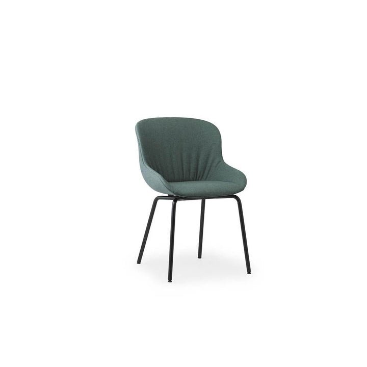 Hyg Comfort Chair Full Uph. Steel Black Main Line Flax by Normann Copenhagen