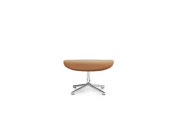 Hyg Aluminum Ultra Leather Footstool