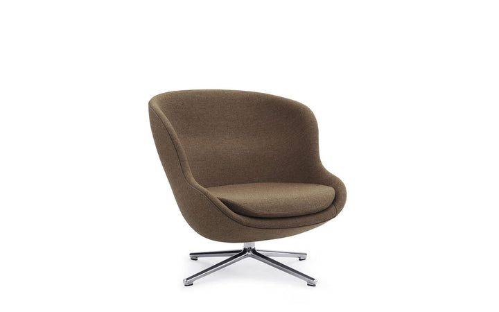 Hyg Low Swivel Aluminium Synergy Lounge Chair by Normann Copenhagen
