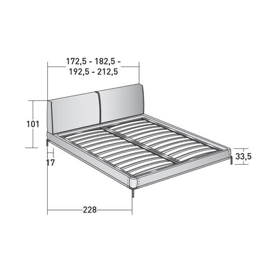 Icon Double Bed by Flou Additional Image - 15