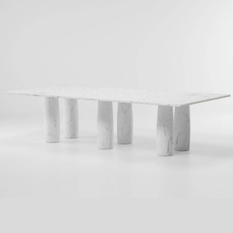 Il Colonnato Marble Dining Table 110x55 Inch By Kettal Additional Image - 2