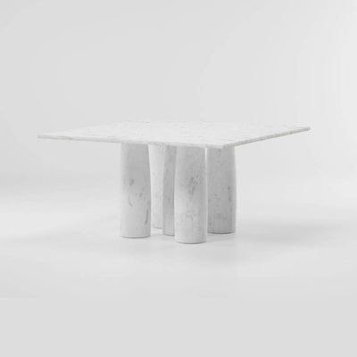 Il Colonnato Marble Dining Table 55x55 Inch By Kettal